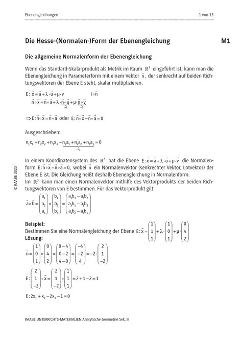 Sekundarstufe Unterrichtsmaterial Mathematik Geometrie