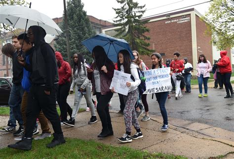 St Pauls Owl Students Walk Out To Support Teacher