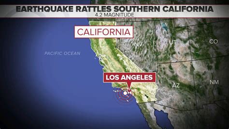 4.2 magnitude earthquake rattles Southern California