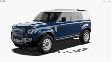 360 View Of Land Rover Defender 110 Hardtop 2023 3d Model 3dmodels Store