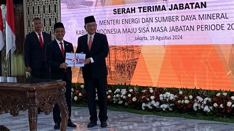 Serahkan Jabatan Menteri Esdm Ke Bahlil Arifin Tasrif Selamat