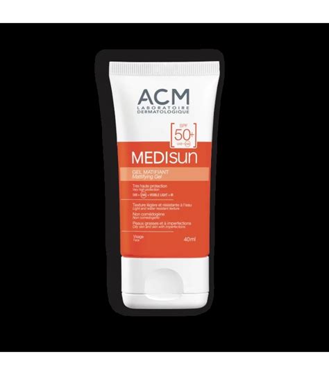 Medisun Gel Matifiant Spf Acm Peaux Grasses Imperfections