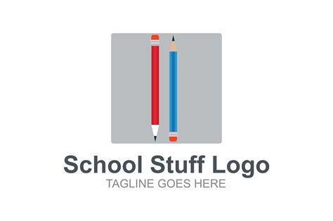 School Pencils Logo Graphic by Guardesign · Creative Fabrica