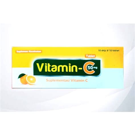 Jual Vitamin C Mg Box Tablet Shopee Indonesia