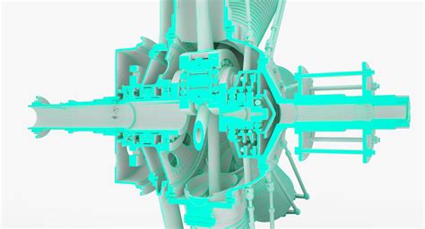 3D Clerget 9b Rotary Aircraft Engine 1145948 TurboSquid