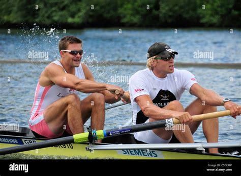 Olympic Champions Andrew Triggs Hodge And Peter Reed Hi Res Stock