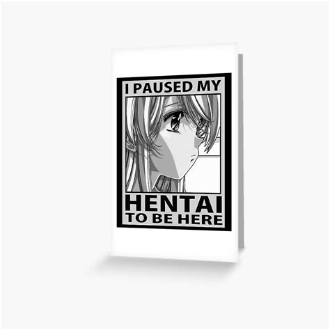 Faye Chan Front Innocent Paused My Hentai Anime Art Gift For Fans Greeting Card For Sale By