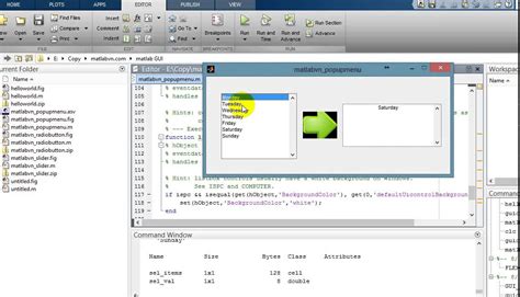 Matlab Gui Working With Listbox Youtube