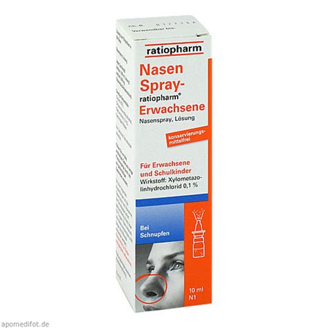 NasenSpray Ratiopharm Erwachsene Ab 1 94 Kaufen