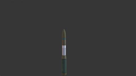 3d Icbm Minuteman 3 With Silo Model Turbosquid 2077208