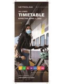 ALL LINES TIMETABLE / all-lines-timetable.pdf / PDF4PRO