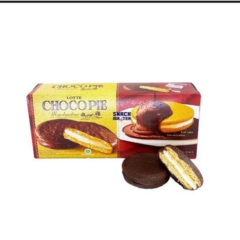 Jual Lotte Chocopie Marshmallow 28 Gram 1 Pack Isi 12 Pcs Shopee