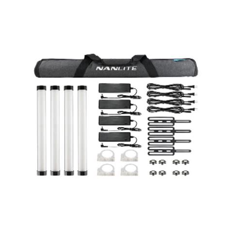 Nanlite PavoTube II 15X RGB LED Pixel Tube Light (2', 4-Light Kit) - QPARTS