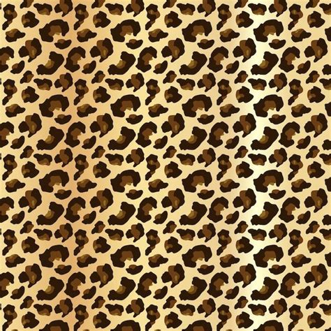 Free Vector Leopard Skin In Editable Seamless Pattern En 2024 Fondo