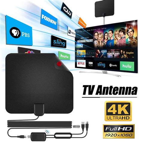 TV Antenna Amplified HD Digital Indoor HDTV Antenna Long 350 Miles