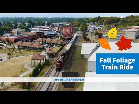 Train Ride Through The Fall Foliage Adventure Arkansas YouTube