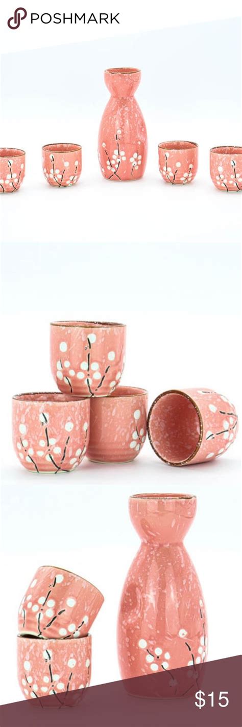 japanese style ceramic hot cold sake set  oz sake set sake bottle