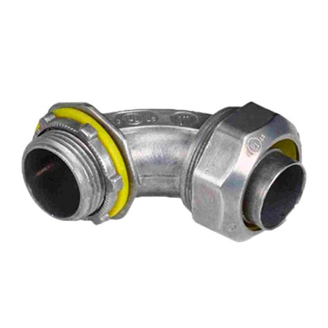 Conector Curvo Liquid Tight Hierro Maleable Herm Tico Electro