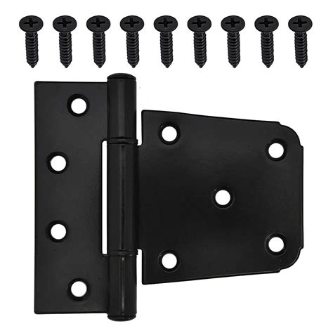 Everbilt 3 12 Inch Post Gate Hinge In Black 1pk The Home Depot Canada