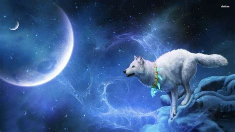 Galaxy Wolf Wallpapers - Top Free Galaxy Wolf Backgrounds - WallpaperAccess