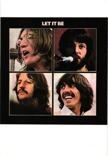 The Beatles Let It Be Album Cover Postcard Unposted Classico Ebay