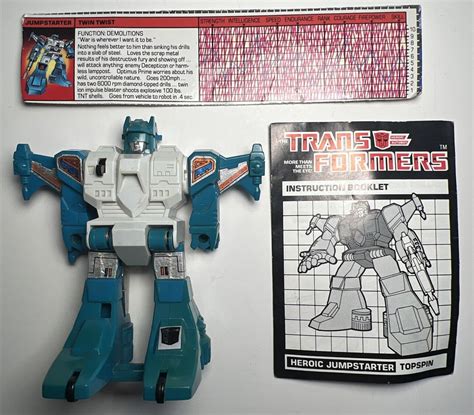 Vintage 1984 Transformers G1 Topspin Ebay