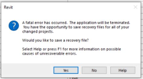 A Fatal Error Has Occurred The Application Will Be Terminated Error While Using An Autodesk