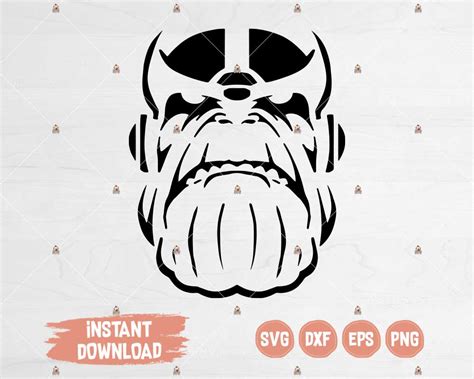 Thanos Svg Cut File Avengers Cut File Svg Baby