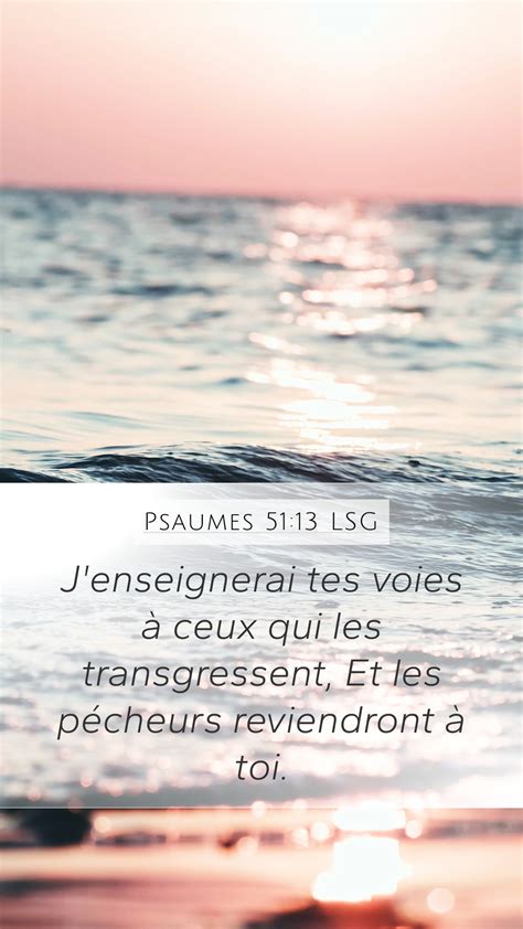 Psaumes Lsg Mobile Phone Wallpaper J Enseignerai Tes Voies