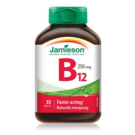 JAMIESON ВИТАМИН Б12 250 мцг x 35 tbl