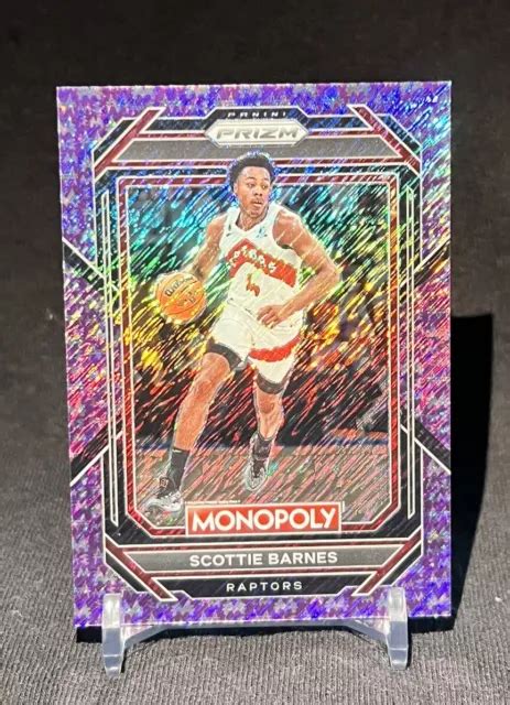 2022 23 PANINI PRIZM Monopoly Argent Violet Scintillement Prizm