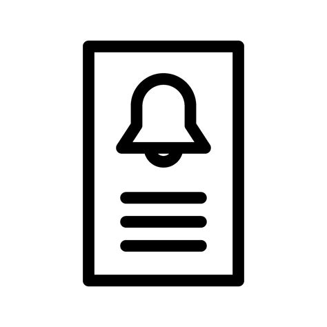 Doorbell Icon Vector Symbol Design Illustration 26628581 Vector Art at