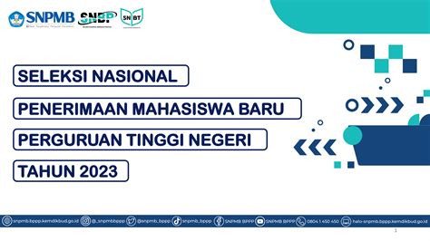 Informasi SNPMB 2023 Resmi Terbaru Media Edukasi Indonesia