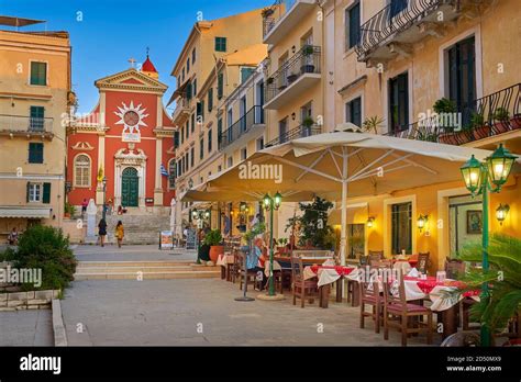 Corfu (Kerkira) Old Town, Ionian Islands, Greece Stock Photo - Alamy