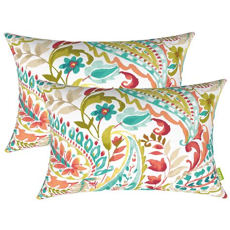 Buy Printed Outdoor Lumbar Pillow Covers & Pillow Case