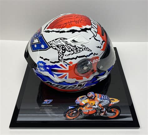 Casey Stoner 2011 World Champion Helmet #1/27 - Autographed Collectables