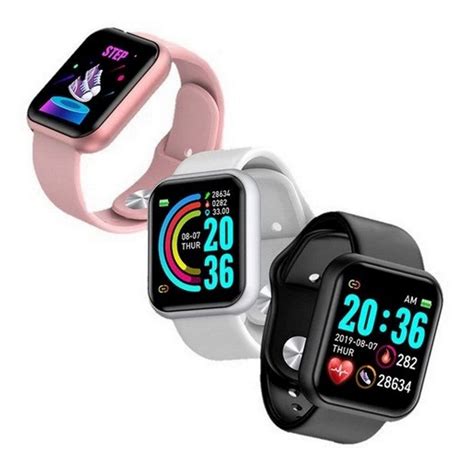 Smartwatch Y68-D20 para Hombre y Mujer Color Rosado | Oechsle - Oechsle