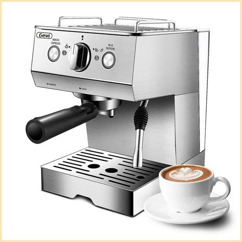 Espresso Machines 15 Bar Cappuccino Machine with Milk Frother for ...