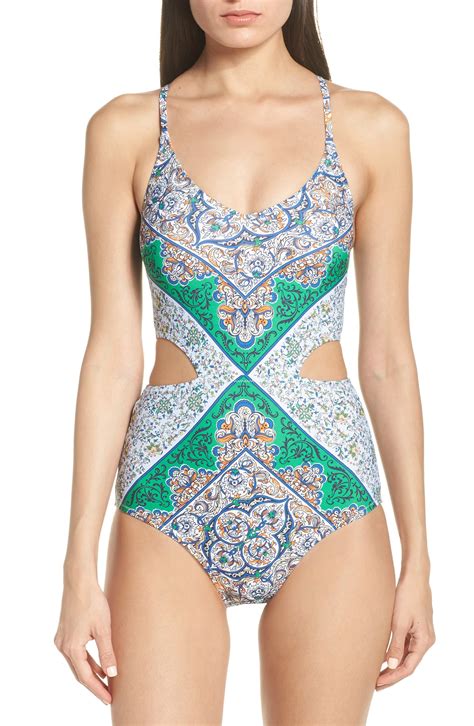 Tory Burch Cutout One-Piece Swimsuit | Nordstrom
