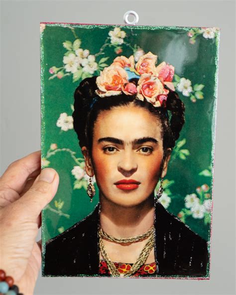 Medium Frida Kahlo Plaque 16 Furniture Lighting Decor