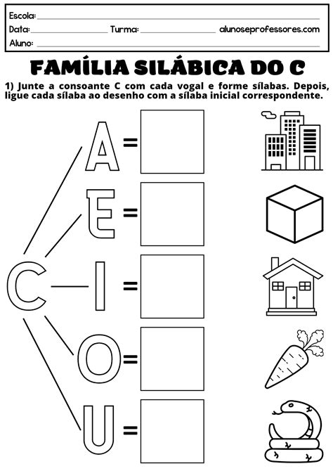 Atividade Familia Silabica Do C Librain