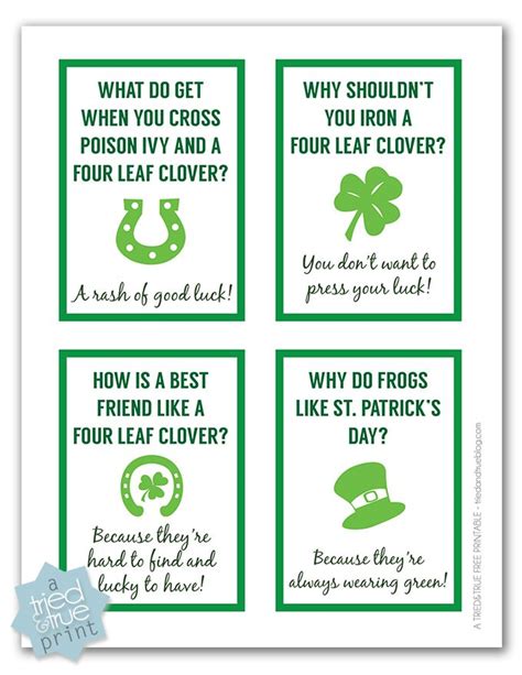 Printable St Patricks Day Cards