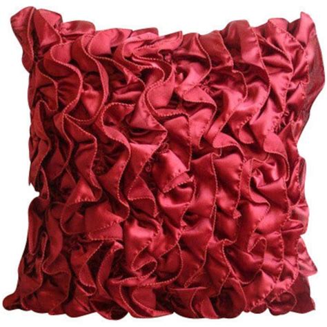 Red Throw Pillow - Etsy