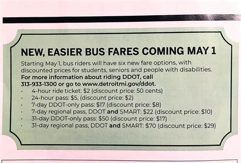 New, easier bus fares coming May 1 : r/Detroit