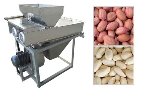 Roasted Groundnut Peeling Machine Peanut Skin Peeler Machine For Dry Type