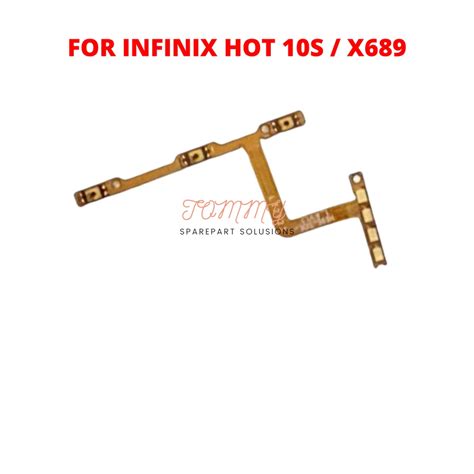Jual FLEXSIBLE POWER ON OFF VOLUME INFINIX HOT 10S X689 ORIGINAL Shopee Indonesia