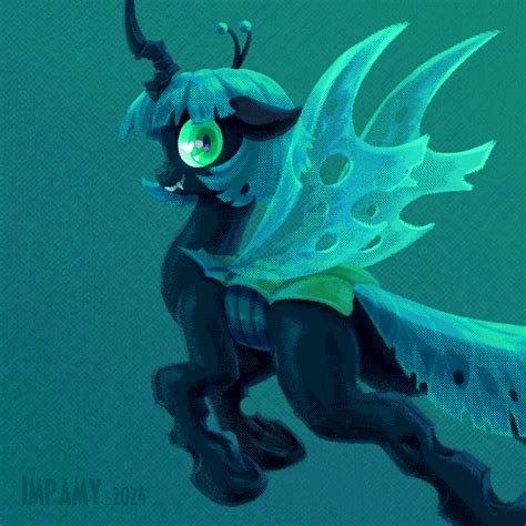 Safe Artist Impamy Oc Oc Only Oc Changeling Filly Anon