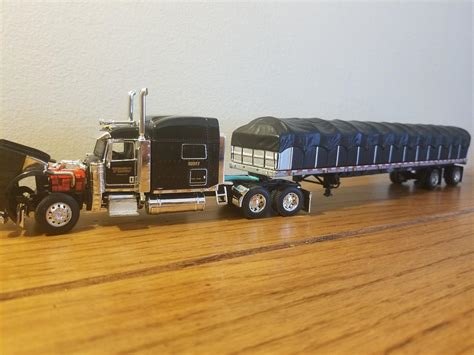 1 64 Custom Dcp Tmc 389 Peterbilt With Covered Wagon 1915018176