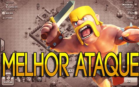 Clash Of Clans Meu Melhor Ataque E Defesa Em A O Youtube