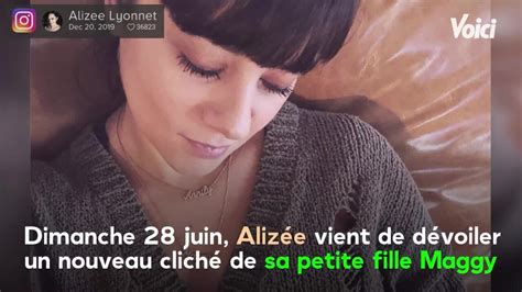 VOICI Alizée dévoile un nouveau cliché de Maggy elle est à croquer